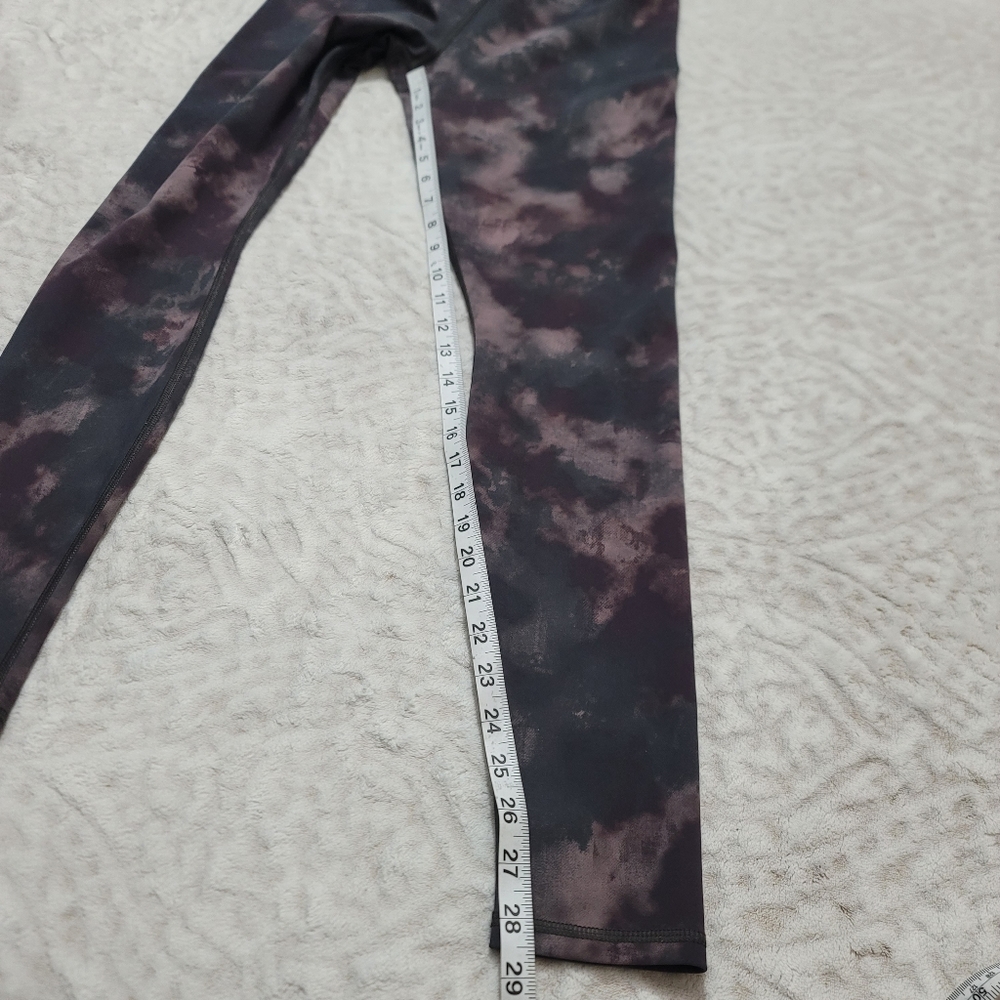 ALO Yoga Solarized High-Rise Tie-Dye Leggings Oxblood Size M - Picture 12 of 16